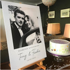 Diamond anniversary sign – personalised event with luxury foamboard print