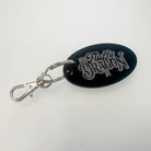 Engraved acrylic keyring – custom branded business keychains | uk made precision cut
