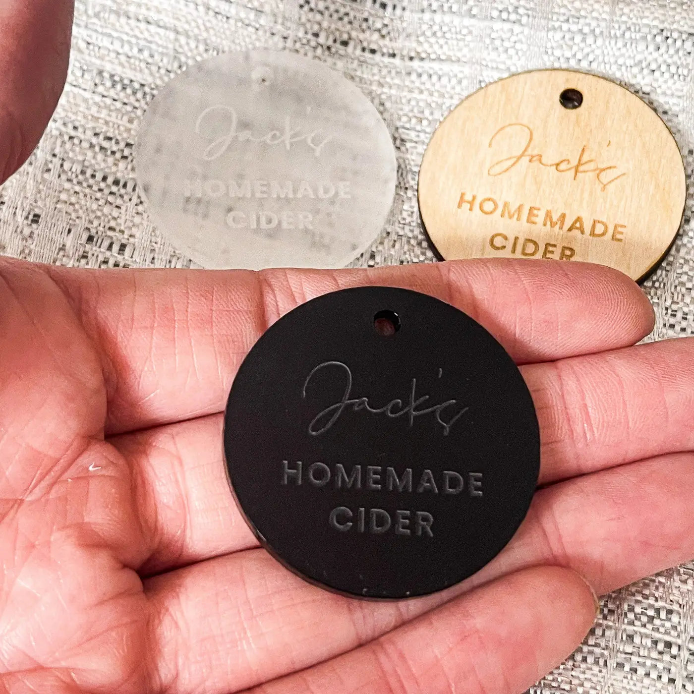 Engraved label tags – custom & handmade gift labels | luxury craft