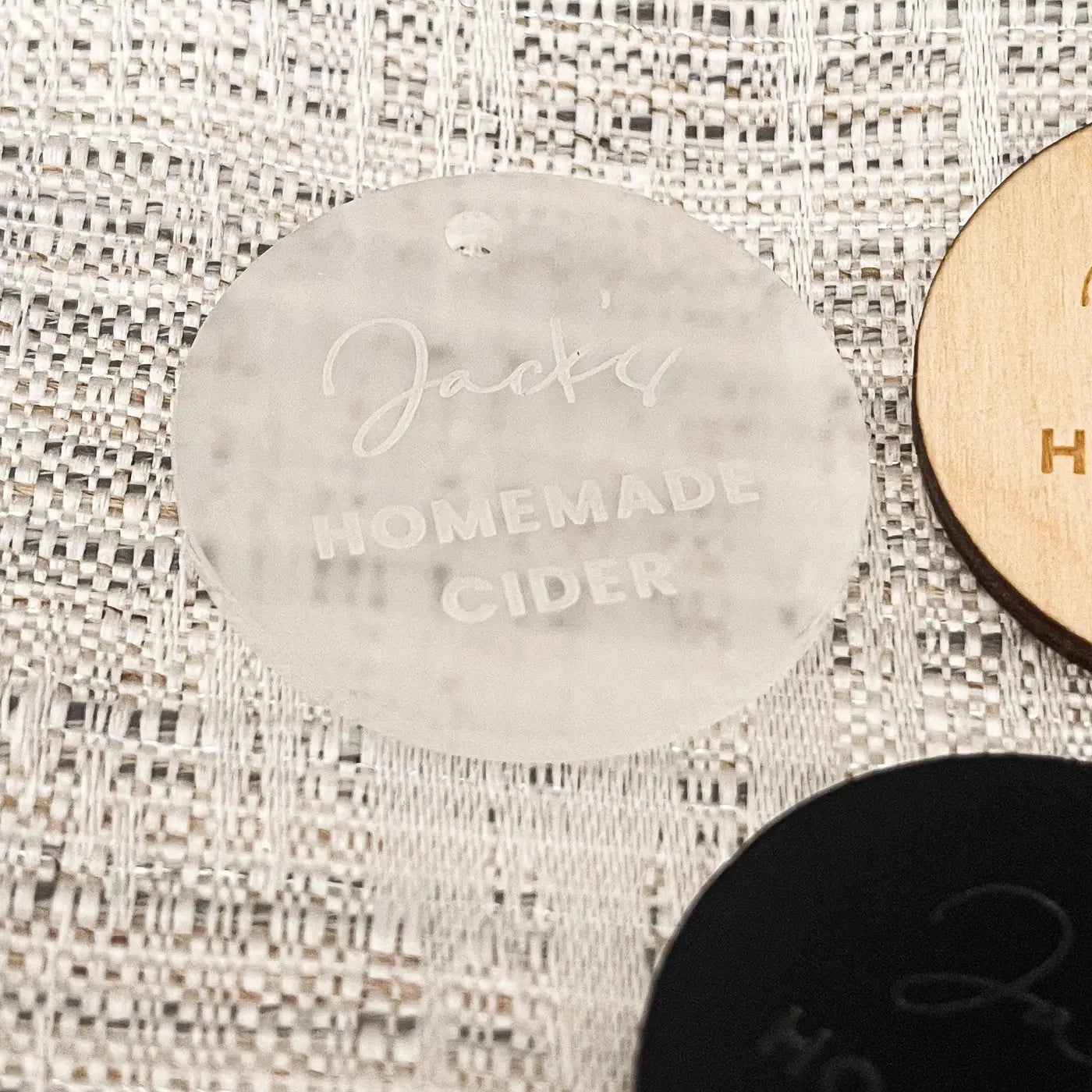 Engraved label tags – custom & handmade gift labels | luxury craft