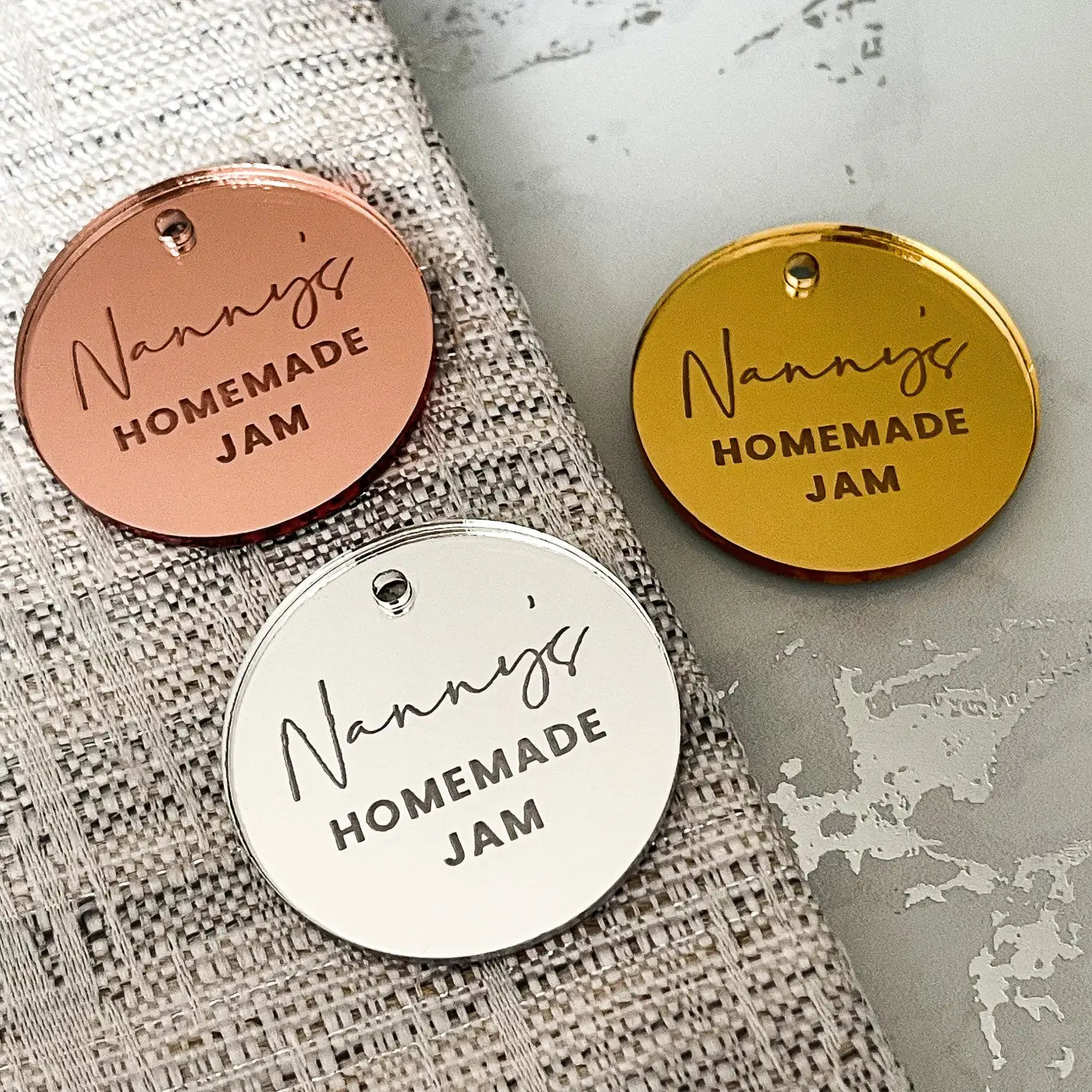 Engraved label tags – custom & handmade gift labels | luxury craft