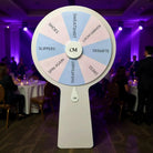 Custom spinning wheel – event spin display | bespoke signage stand