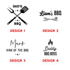 Men's Bespoke Personalised Chopping Board