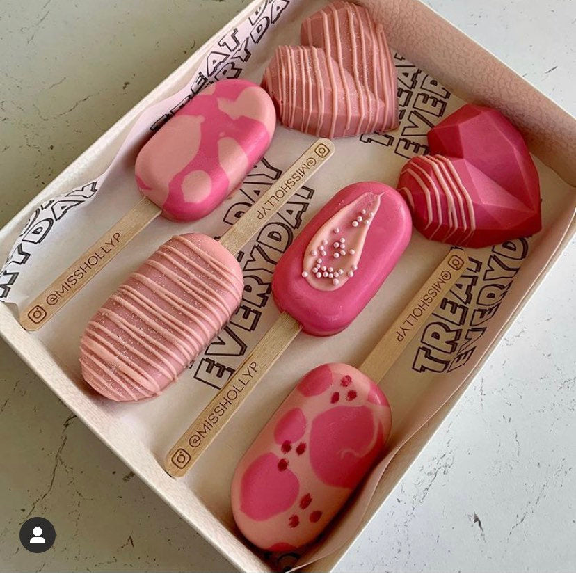 Custom Laser Engraved Wood Lollipop Sticks