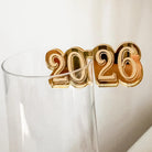 New Year Drink Charms 2026 - Acrylic Wine Markers
