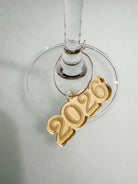 New Year Drink Charms 2026 - Acrylic Wine Markers - Party Decor