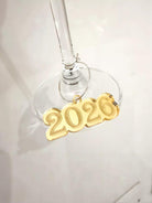New Year Drink Charms 2026 - Acrylic Wine Markers - Party Decor