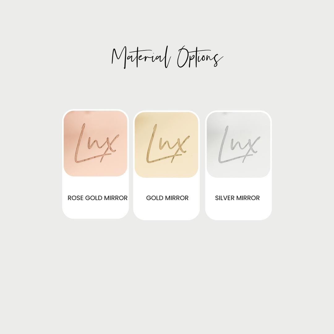 Drinks Stirrer: New Year 2026 - Mirror Gold, Silver, Rose Gold