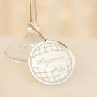 Disco Ball Drink Charm - Engraved Wine Glass Marker