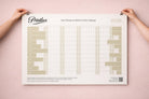 Business Wall Calendar: Large Eco-Friendly Planner - Custom Logo Option - Promotional