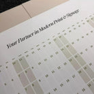 Business Wall Calendar: Large Eco-Friendly Planner - Custom Logo Option - Promotional