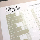 Business Wall Calendar: Large Eco-Friendly Planner - Custom Logo Option - Promotional