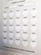 Weight Loss Tracker: 20 Weeks Slimming Chart - A4 & A3 Print