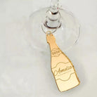 Personalised Wine Glass Charms - Mirror Acrylic Drink Markers