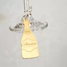 Personalised Wine Glass Charms - Mirror Acrylic Drink Markers