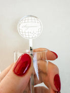 Drink Stirrer: Disco Ball Design - Mirror Finish Options