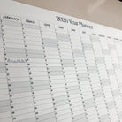Eco Friendly Wall Planner: 2026 Year at a Glance, Large Size