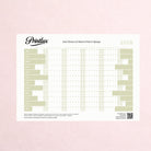 Business Wall Calendar: Large Eco-Friendly Planner - Custom Logo Option - Promotional