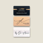 Luxury acrylic business cards - double sided custom branded premium design