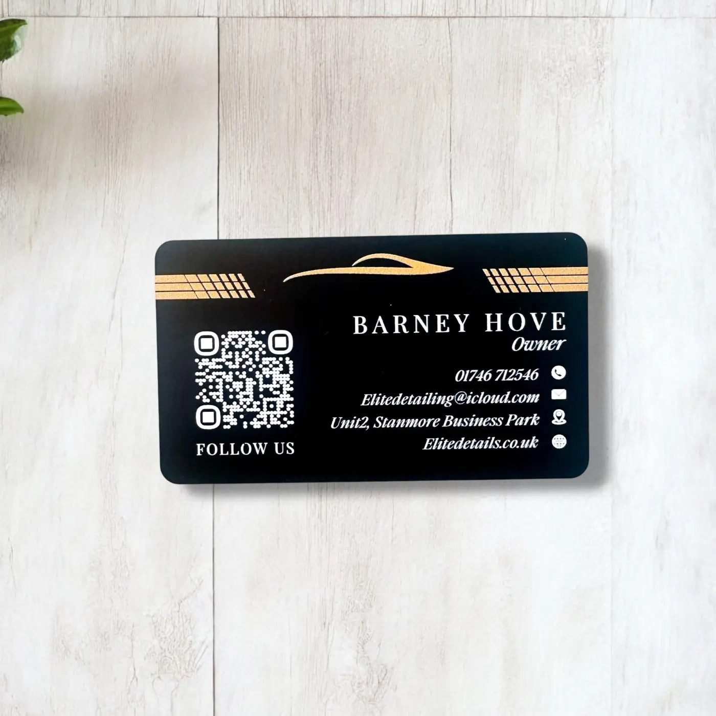 Luxury acrylic business cards - double sided custom branded premium design
