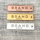 Luxury customised labels – premium acrylic product with custom logo stickers