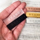 Luxury customised labels – premium acrylic product with custom logo stickers