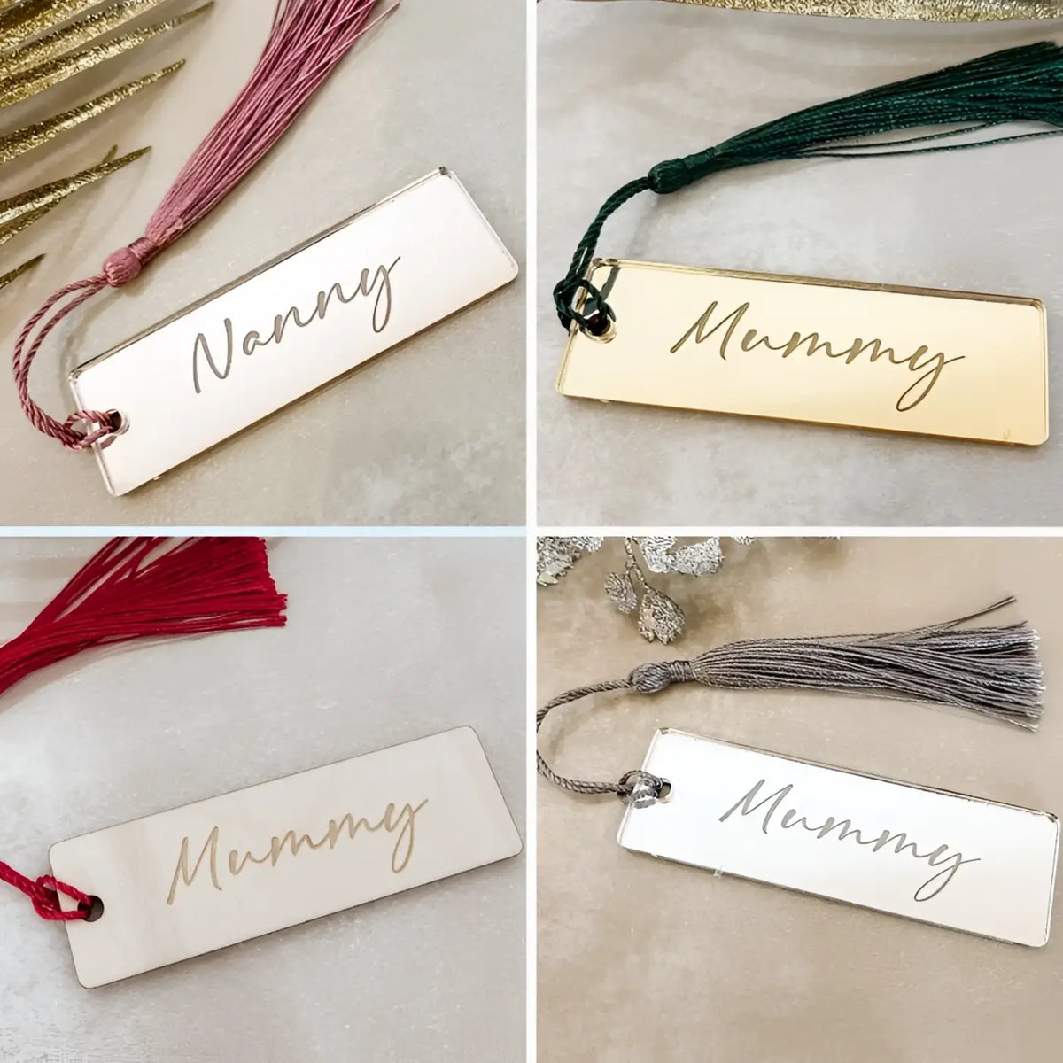 Luxury engraved party place names