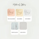 Luxury engraved party place names