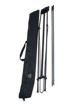 Luxury x banner stand – heavy duty tension display with carry case