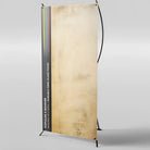 Luxury x banner stand – heavy duty tension display with carry case