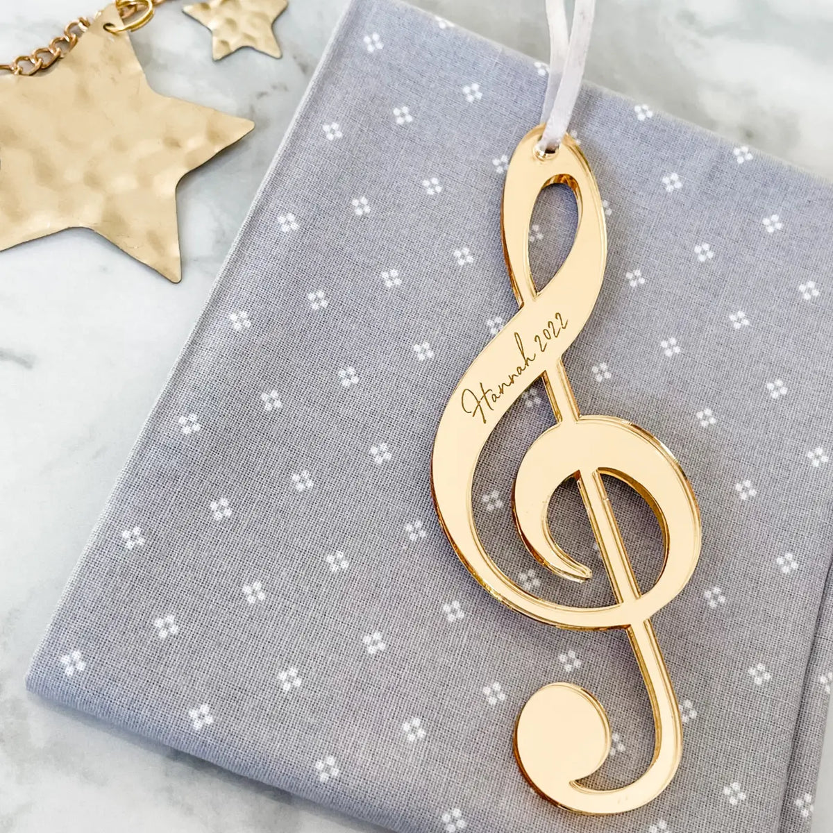 Musician engraved gift – luxury plaque with custom logo engraving