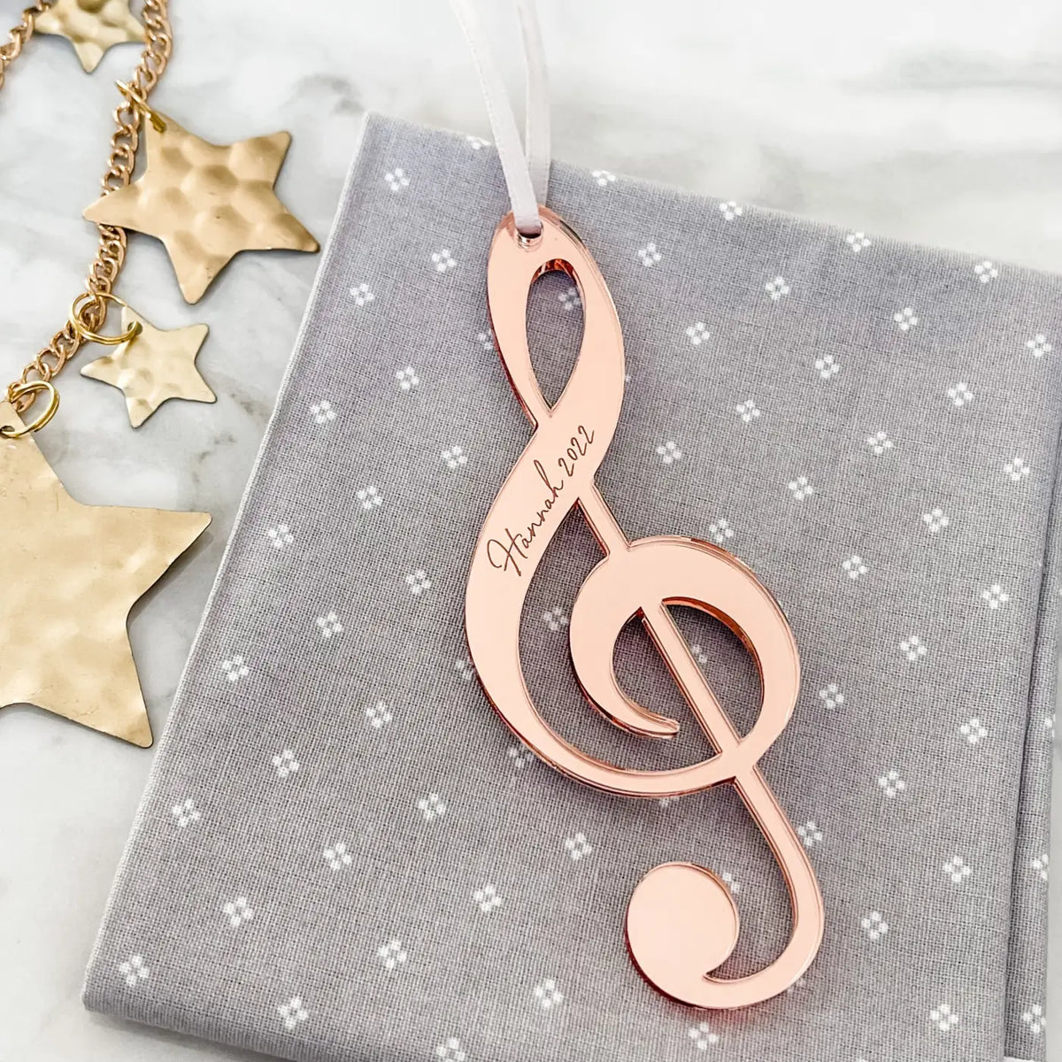 Musician engraved gift – luxury plaque with custom logo engraving