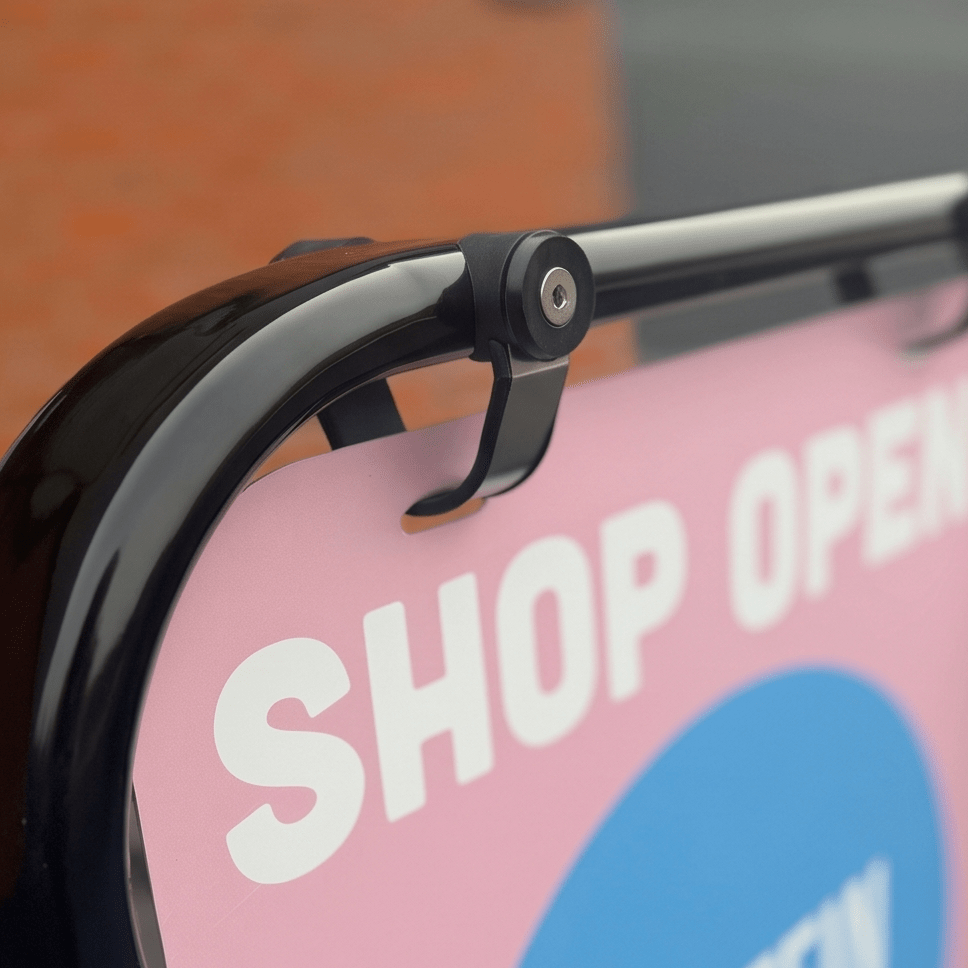 Pavement Swing Sign for commercial signage
