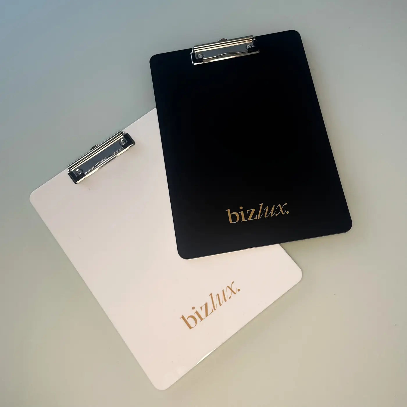 Personalised acrylic clipboard – custom branded with logo | luxury business clipboards uk