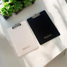 Personalised acrylic clipboard – custom branded with logo | luxury business clipboards uk