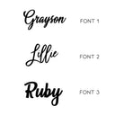 Personalised acrylic sign - luxury bedroom plaque | custom mirror decor uk