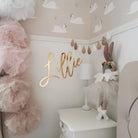 Personalised acrylic sign - luxury bedroom plaque | custom mirror decor uk