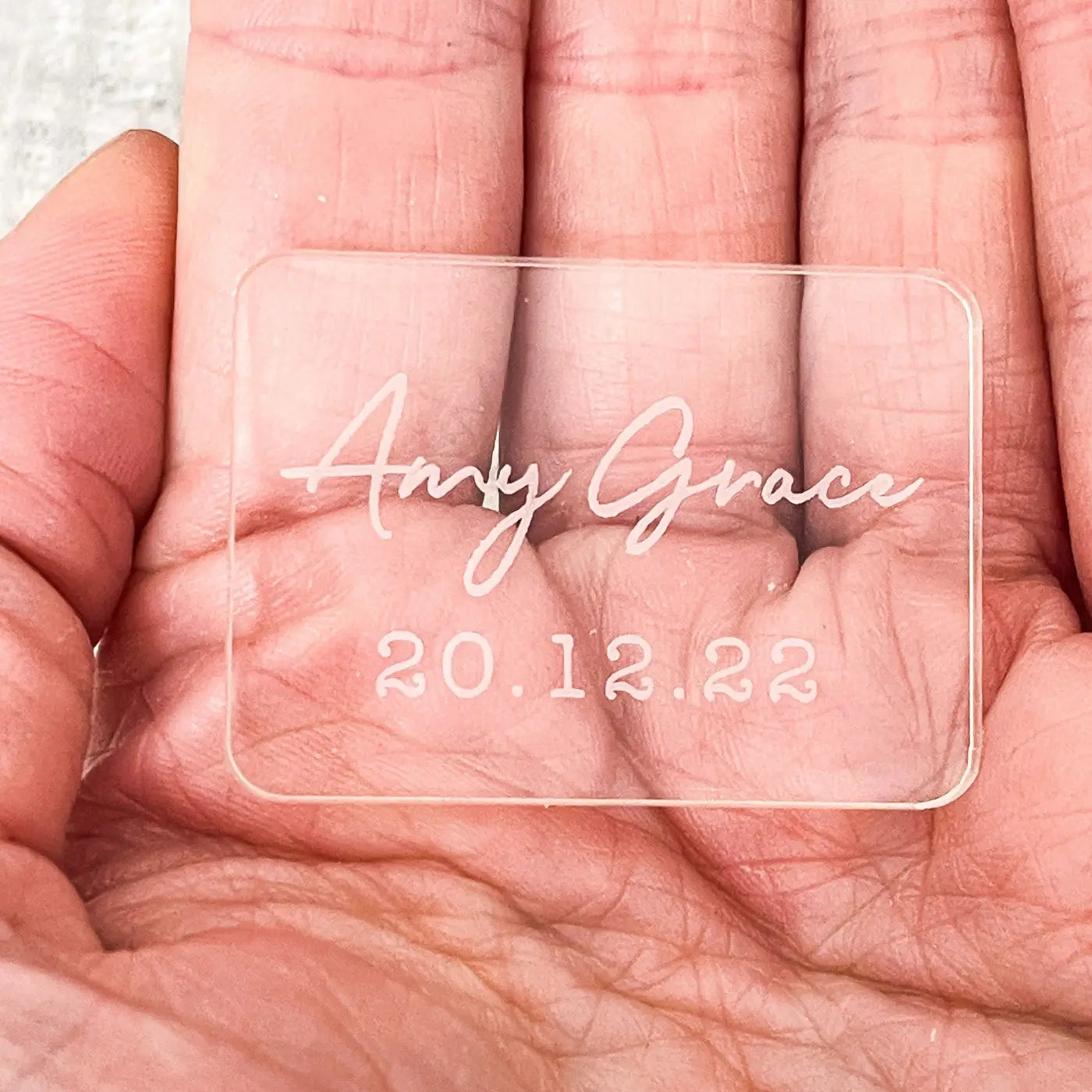 Personalised baking tag – engraved cake charms & cupcake toppers | luxury labels uk
