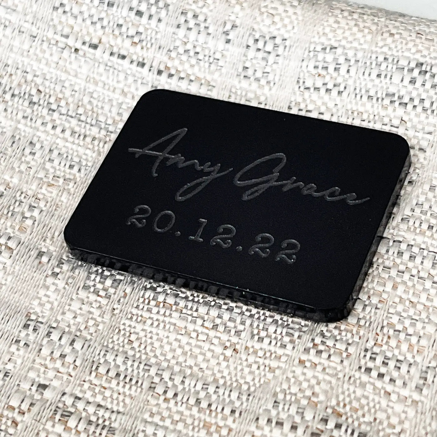 Personalised baking tag – engraved cake charms & cupcake toppers | luxury labels uk