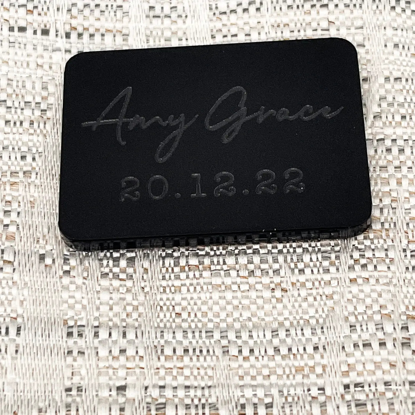 Personalised baking tag – engraved cake charms & cupcake toppers | luxury labels uk