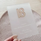 Personalised birthday card - luxury acrylic any age | custom 18th 21st 60th - sign