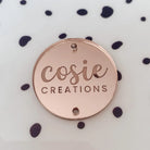 Personalised button tag – engraved wood buttons & acrylic tags for gifting