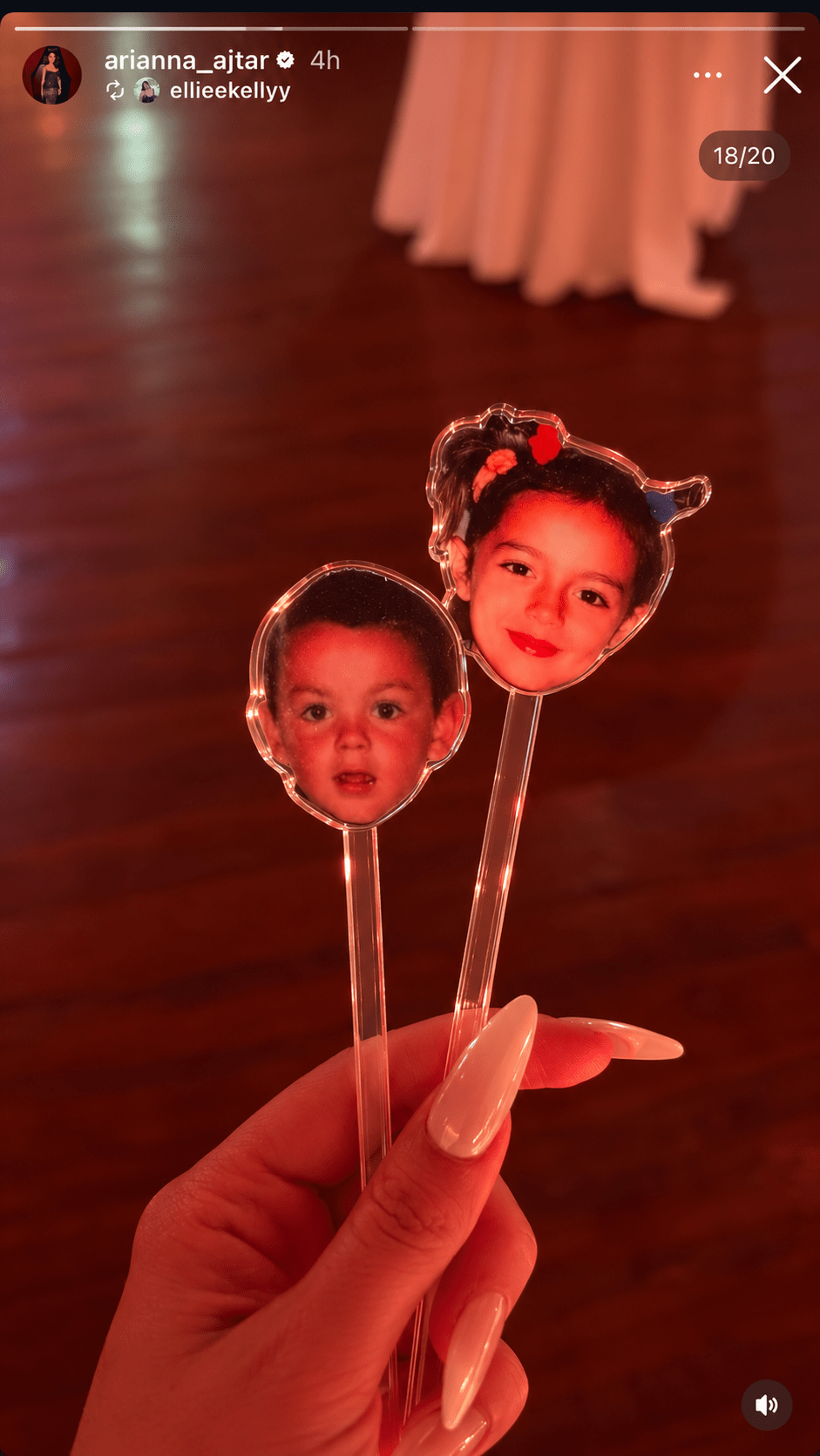 Personalised Childhood Photo Clear Drinks Stirrers featuring a personalised photo design