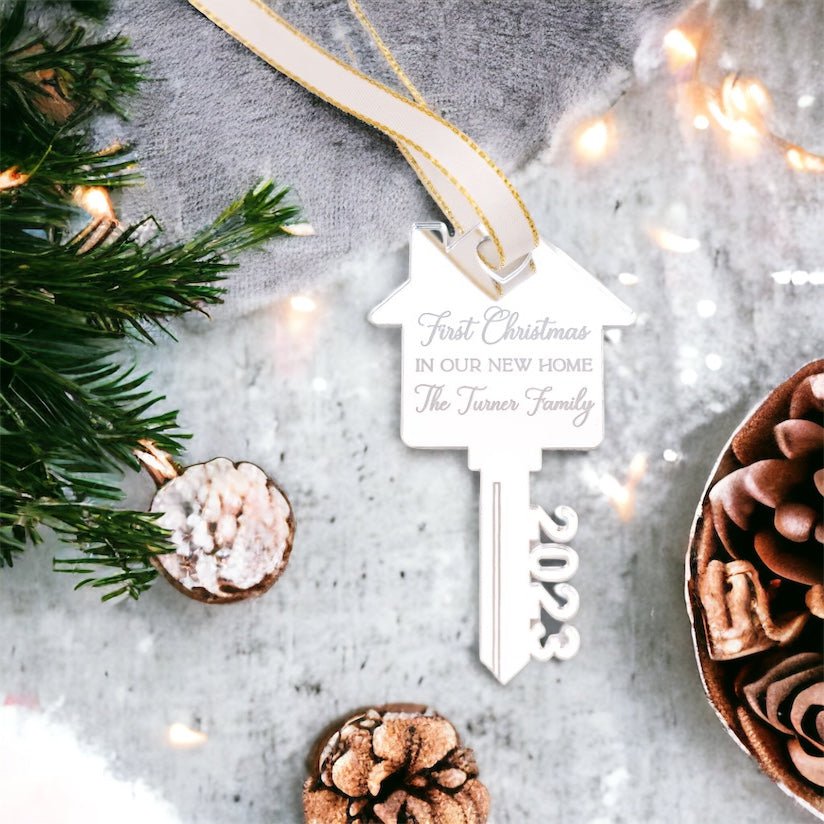 Personalised couples Christmas bauble for Christmas keepsake gifts