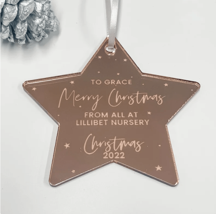 Personalised Christmas Baubles for Christmas decorations