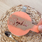Personalised coffee stencil – luxury custom text gift | precision cut acrylic