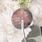 Personalised drinks charms – luxury hen party accessories | custom acrylic