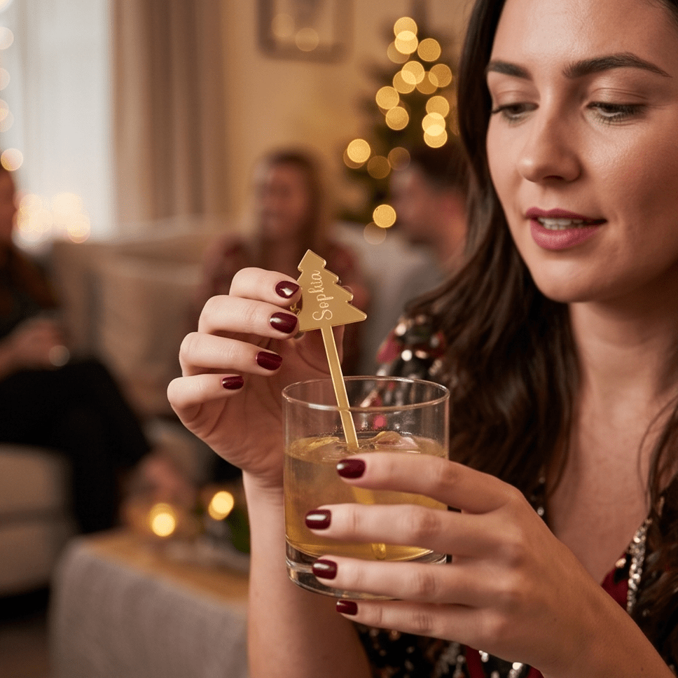 Personalised Drinks Stirrers for branded event drinks
