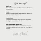 Personalised event sign – luxury birthday party & custom poster display