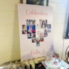 Personalised event sign – luxury birthday party & custom poster display